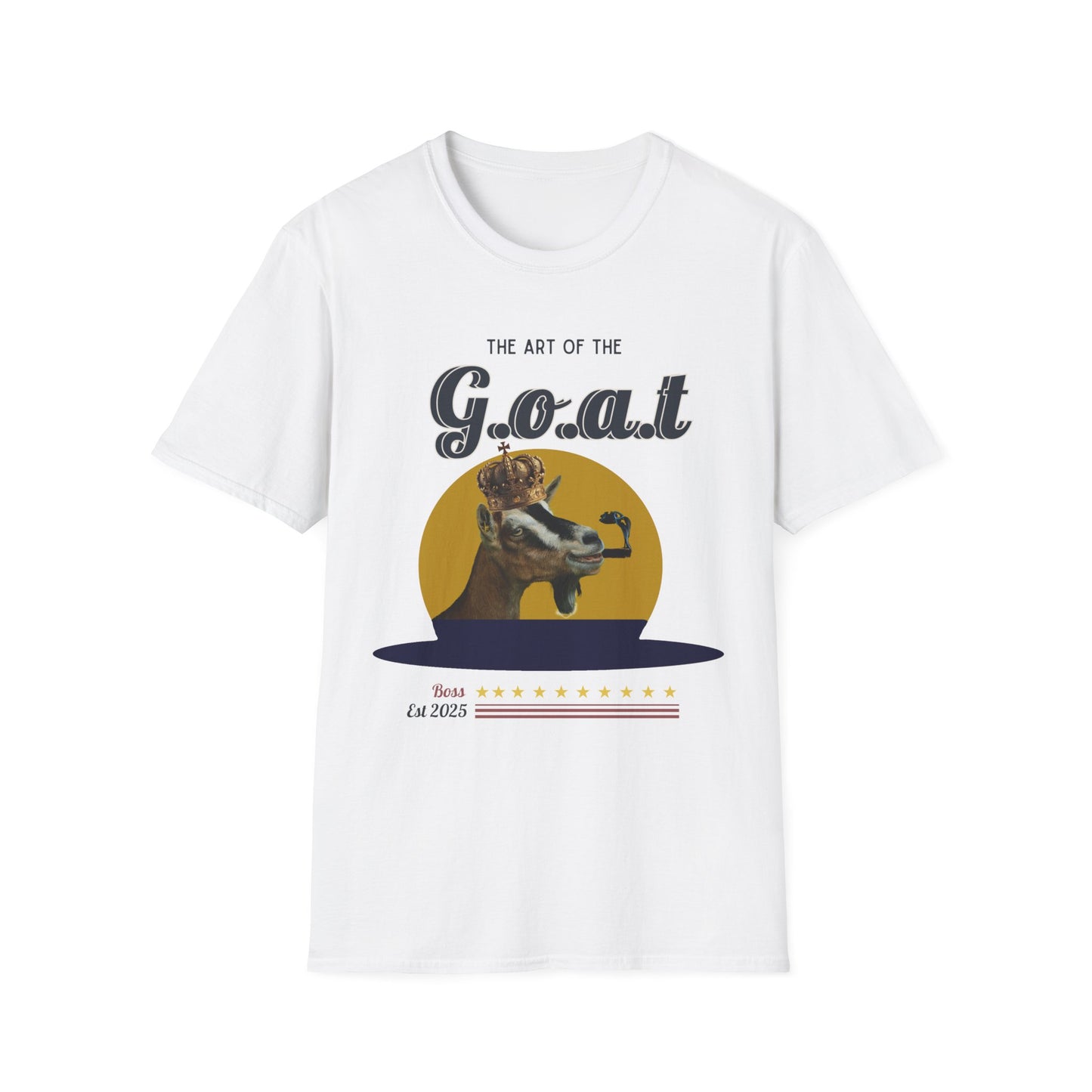 G.O.A.T. Unisex Softstyle T-Shirt - Funny Graphic Tee, Casual Wear, Gift for Goat Lovers, Birthday Gift, Animal Lover Shirt
