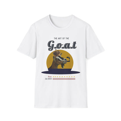 G.O.A.T. Unisex Softstyle T-Shirt - Funny Graphic Tee, Casual Wear, Gift for Goat Lovers, Birthday Gift, Animal Lover Shirt