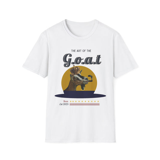 G.O.A.T. Unisex Softstyle T-Shirt - Funny Graphic Tee, Casual Wear, Gift for Goat Lovers, Birthday Gift, Animal Lover Shirt