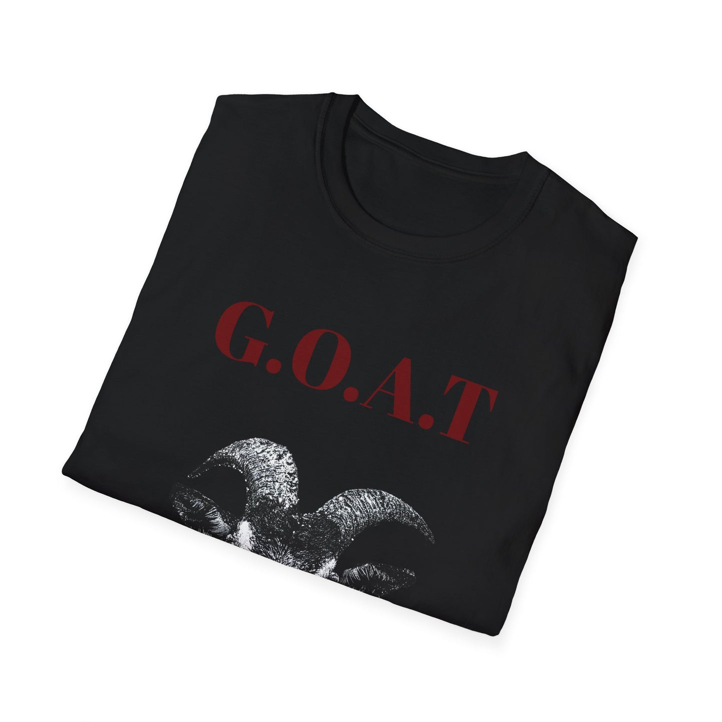G.O.A.T. Unisex Softstyle T-Shirt - Funny Graphic Tee, Casual Wear, Gift for Goat Lovers, Birthday Gift, Animal Lover Shirt
