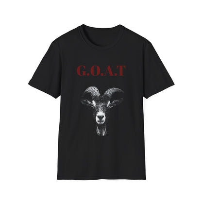 G.O.A.T. Unisex Softstyle T-Shirt - Funny Graphic Tee, Casual Wear, Gift for Goat Lovers, Birthday Gift, Animal Lover Shirt